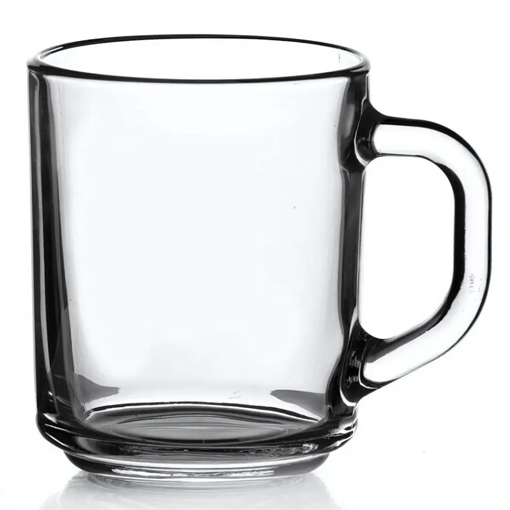 Кружка стеклянная 250мл «Зеленый чай» 07с1335