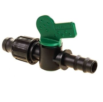 Кран-штуцер для капельной ленты 16 мм