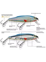 Воблер Минноу M-3 100mm,