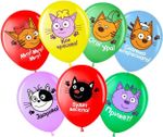 Воздушный Шар (12''/30 см) Три Кота, Играем вместе, Ассорти, пастель, 1 ст, 25 шт.