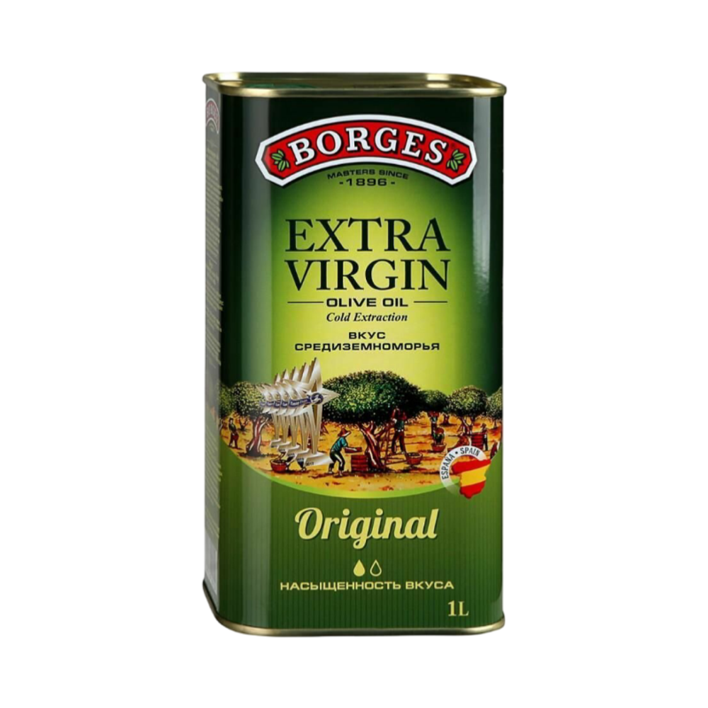 Масло BORGES extra virgin оливковое ж/б 1л