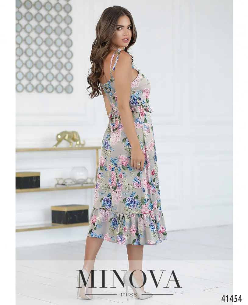 Платье 2003-серый Minova