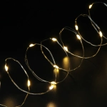 Гирлянда для дома НИТЬ «Роса» 20 м 200 ламп LED, 8 реж,IP-20, Теплый белый