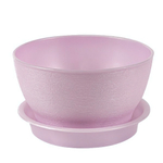 Кашпо "Фиалочка" с поддоном 0,8л (сиреневый)