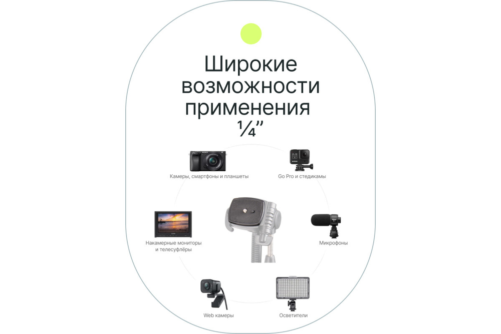 Штативная площадка Raylab RL-TP02 для штативов серии Travel