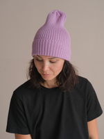 Шапка вязаная-резинка весенняя/осенняя КЭП(Лаванда)