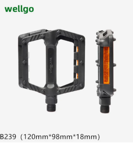 Педали WELLGO В239 9/16 Cr-Mo