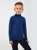 Водолазка для мальчиков "Школа-7" индиго, р.140 (Ивашка)