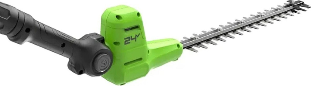 Кусторез аккумуляторный GREENWORKS 2301907 24V, штанговый 51см, без АКБ и ЗУ