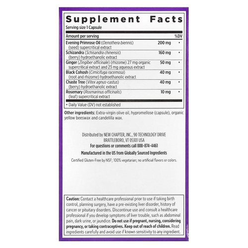 New Chapter, Estrotone, 60 вегетарианских капсул