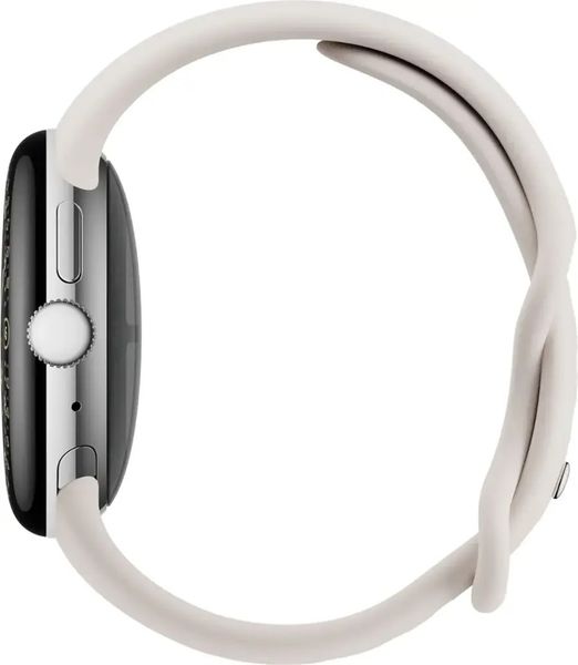Умные часы Google Pixel Watch 4 41mm Wi-Fi (Polished Silver/Porcelain)