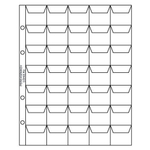 Лист для монет на 35 ячеек. 200 * 250 мм