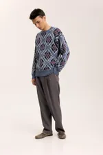 Купить Свитер Idel Джемпер Тюбетейка джинсовый Свитер Idel Джемпер Тюбетейка джинсовый