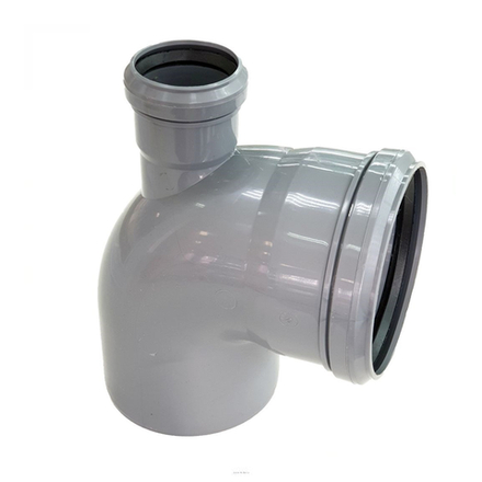 Отвод d110*90° с выходом d50 вверх