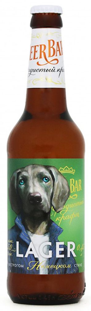 Пиво Букет Чувашии Бир Бар Породистый Крафт Лагер / Beer Bar Lager 0.45 - стекло