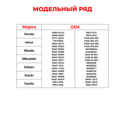 Клипсы крепления обшивки дверей K-300 (10 шт.)