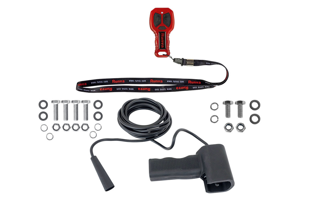 Лебёдка автомобильная электрическая 12V Runva 11000 lbs 5000 кг (влагозащищенная)
