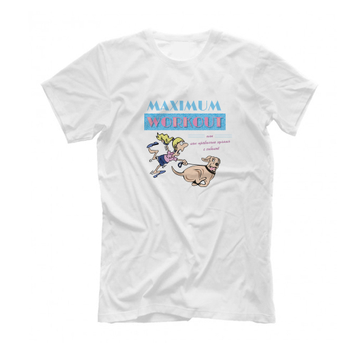 Футболка "Как бегать с лабрадором"