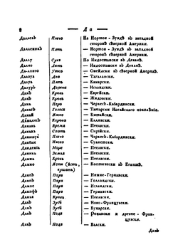 Сравнительный словарь всех яыков и наречий. Часть 2 | Ф. Янкевич
