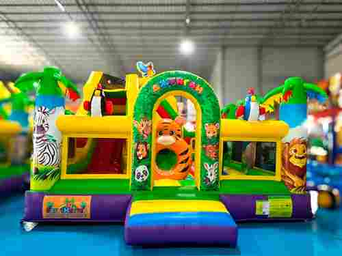 Коммерческий надувной батут «Сафари-джунгли 2» 6*5*4,2 м