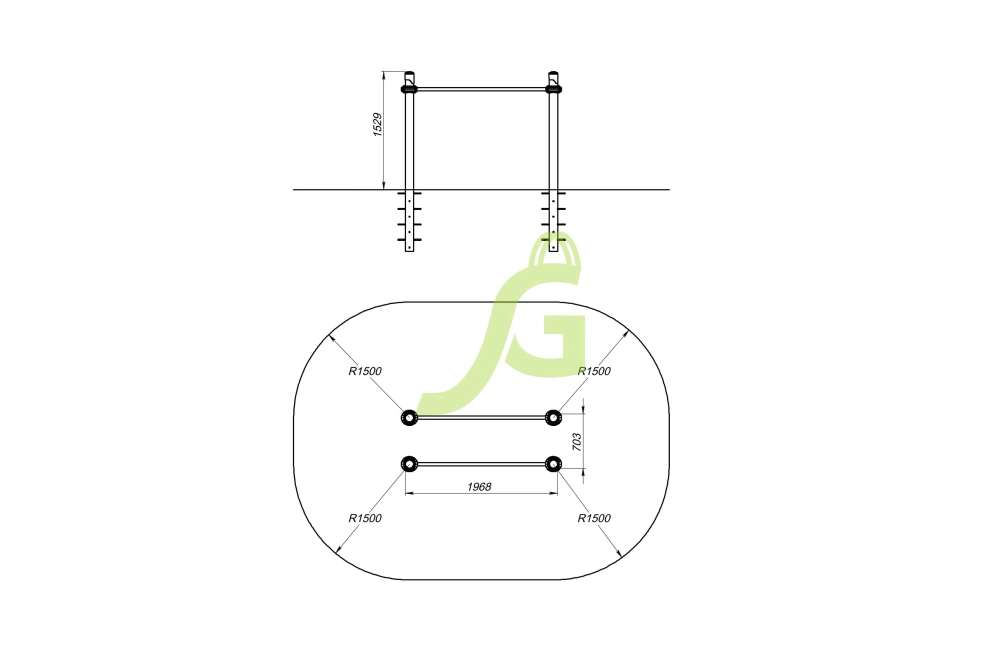 Брусья Воркаут ИграГрад 17V