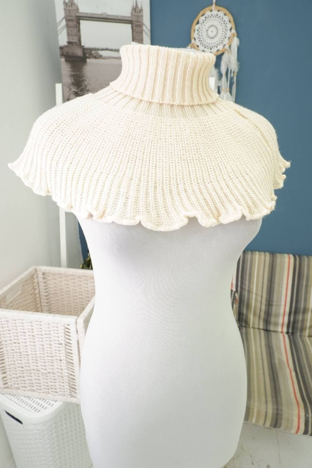 Манишка теплая на 5-8 лет