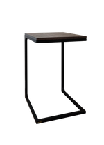 Столик придиванный на металлическом каркасе СКОПАС, цвет столешницы темно-серый