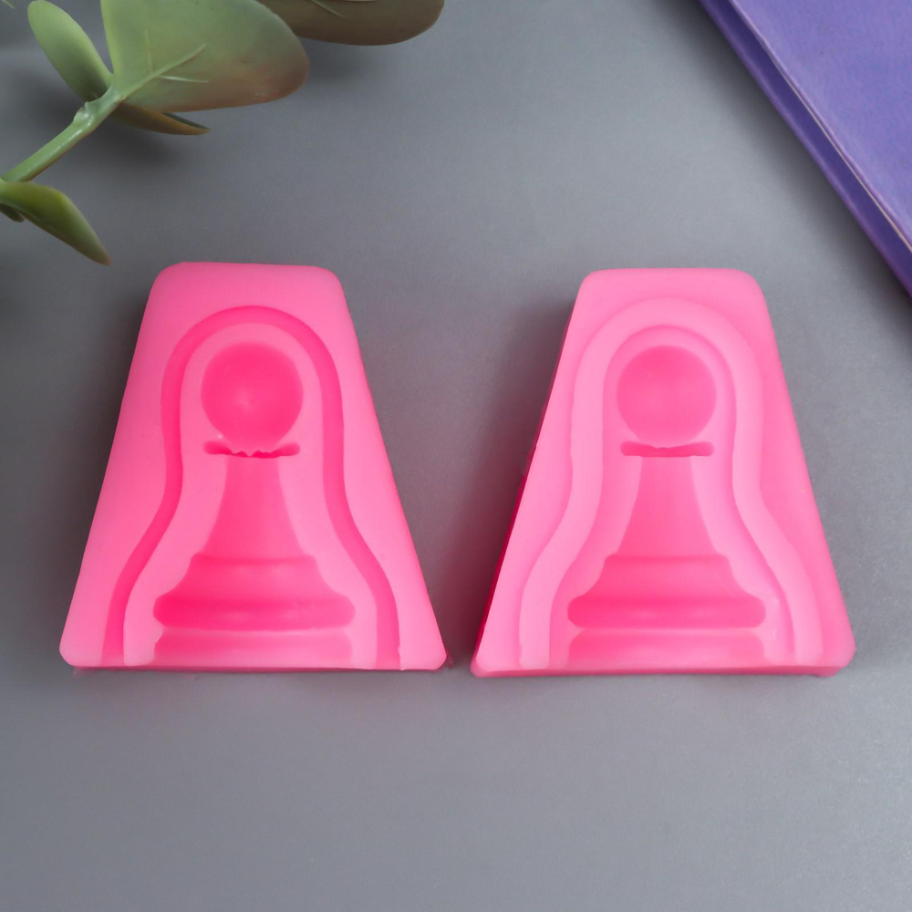 Молд силиконовый "Пешка" набор 2 шт 3,2х2,6 см