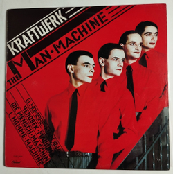 Винтажная виниловая пластинка LP Kraftwerk The Man Machine (Spain 1978)