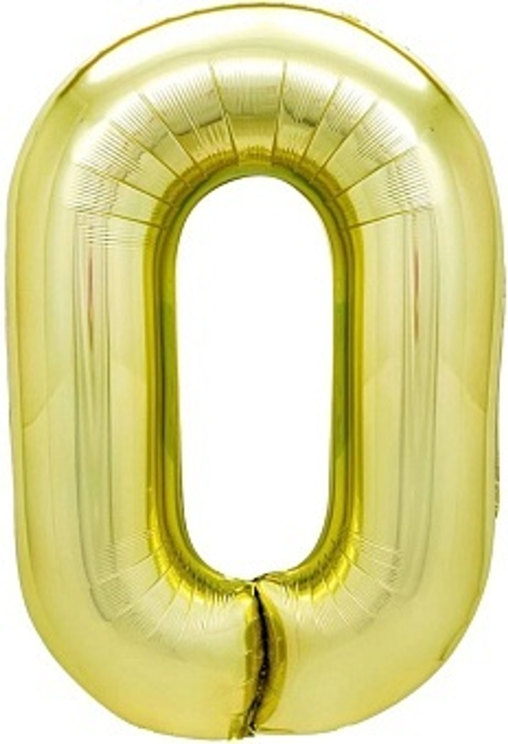 К 40" Цифра 0 Белое золото 100 см.