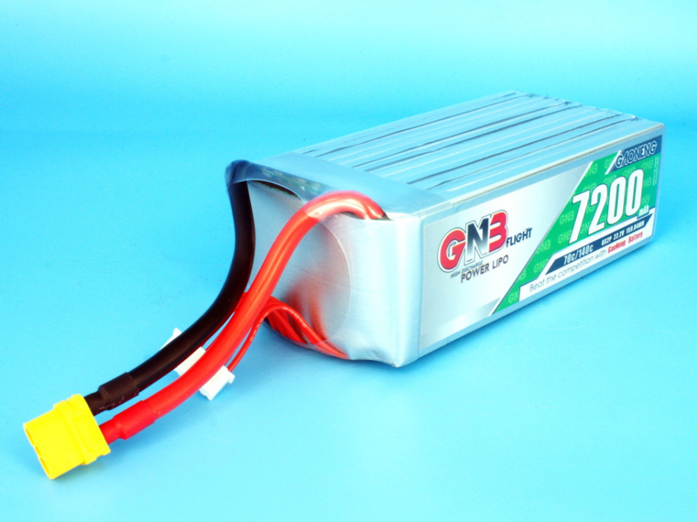Аккумулятор GNB 7200mah 6S 70C (XT60)