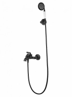 Смеситель для ванны с душем WONZON & WOGHAND STEAM WW-88639008-MB черный матовый