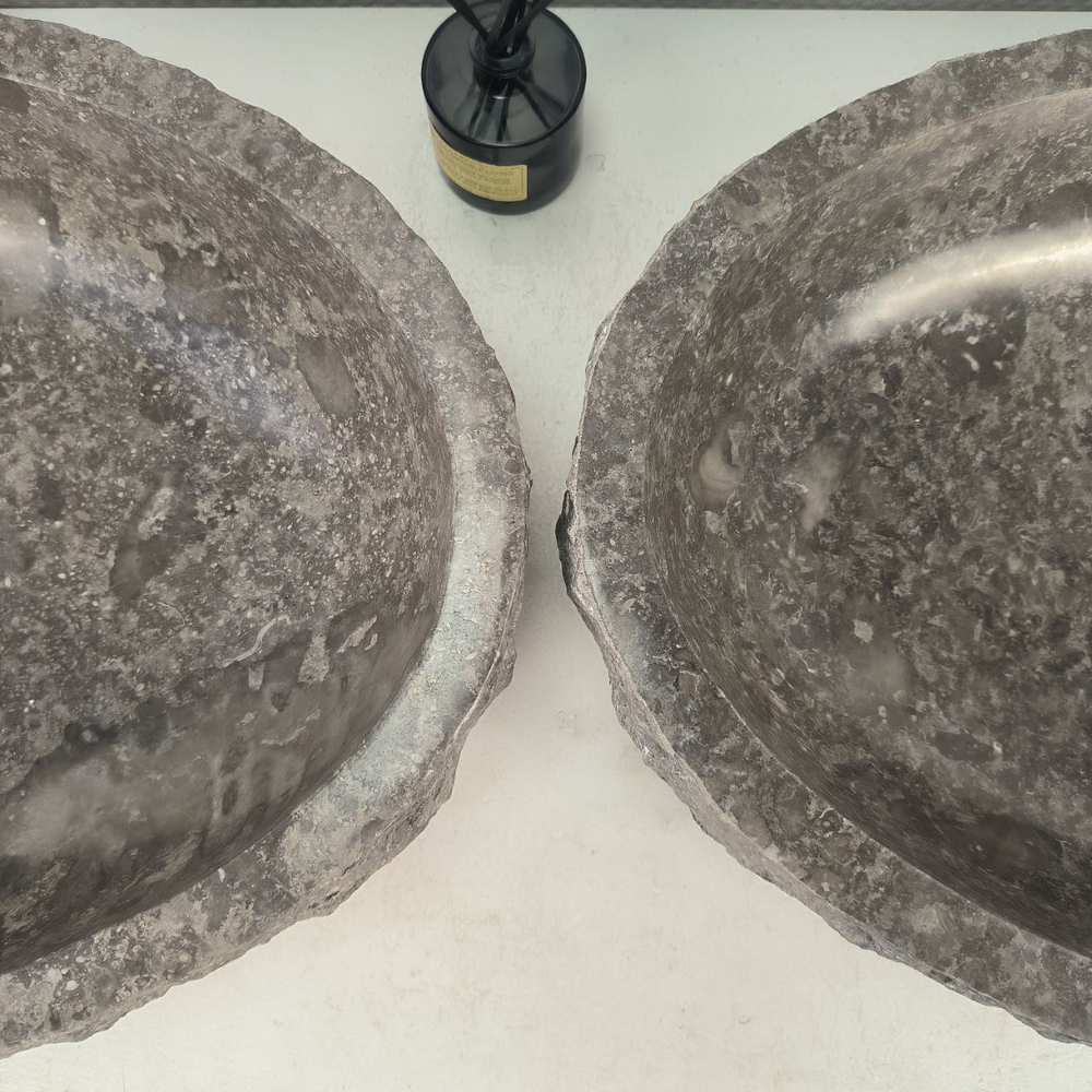 Раковина из мрамора ПАРА! Erozy Grey EM-64669 61*42*16 0189