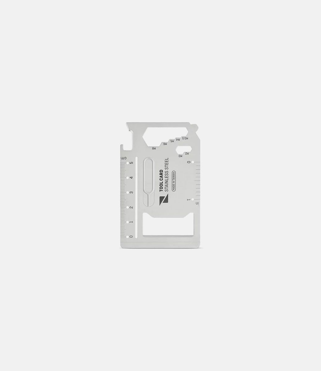 Zenlet Tool Card Silver — мультитул из стали