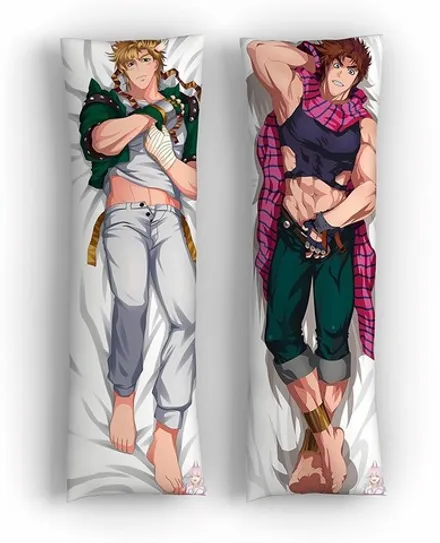 Дакимакура Джозеф Джостер и Цезарь Цеппели