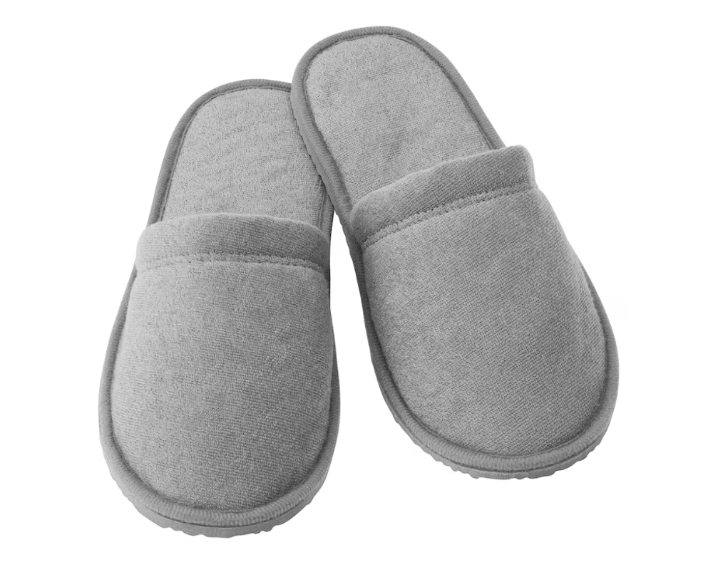 TASJON Тапочки, серые,L/XL