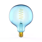 Лампа Gauss LED Filament G125 5W Е27 190lm 1800К sky blue flexible 1013802105