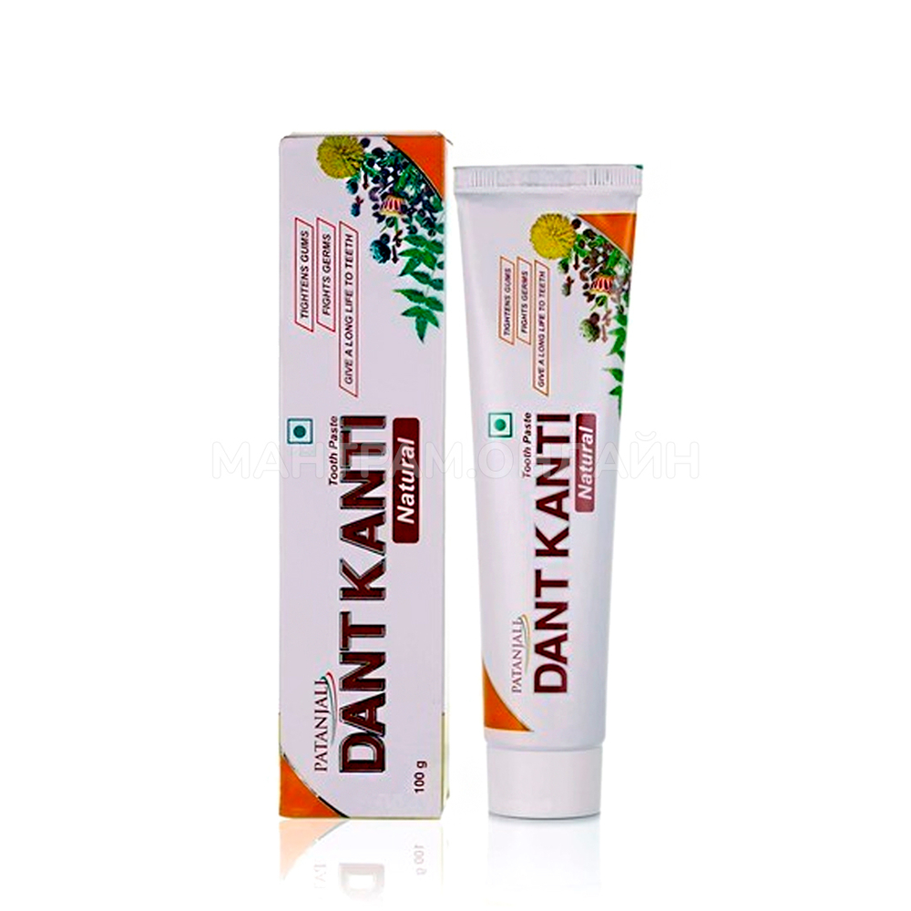 Зубная паста Patanjali Dant Kanti Natural на травах 100 г