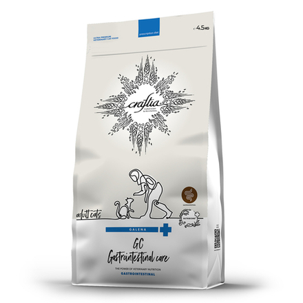 Ветеринарная диета CRAFTIA GALENA CAT GASTROINTESTINAL CARE  Гастроинтестинал для кошек при заболеваниях ЖКТ  4,5 кг