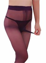 Колготки мужские с кармашком для пениса черный OZ