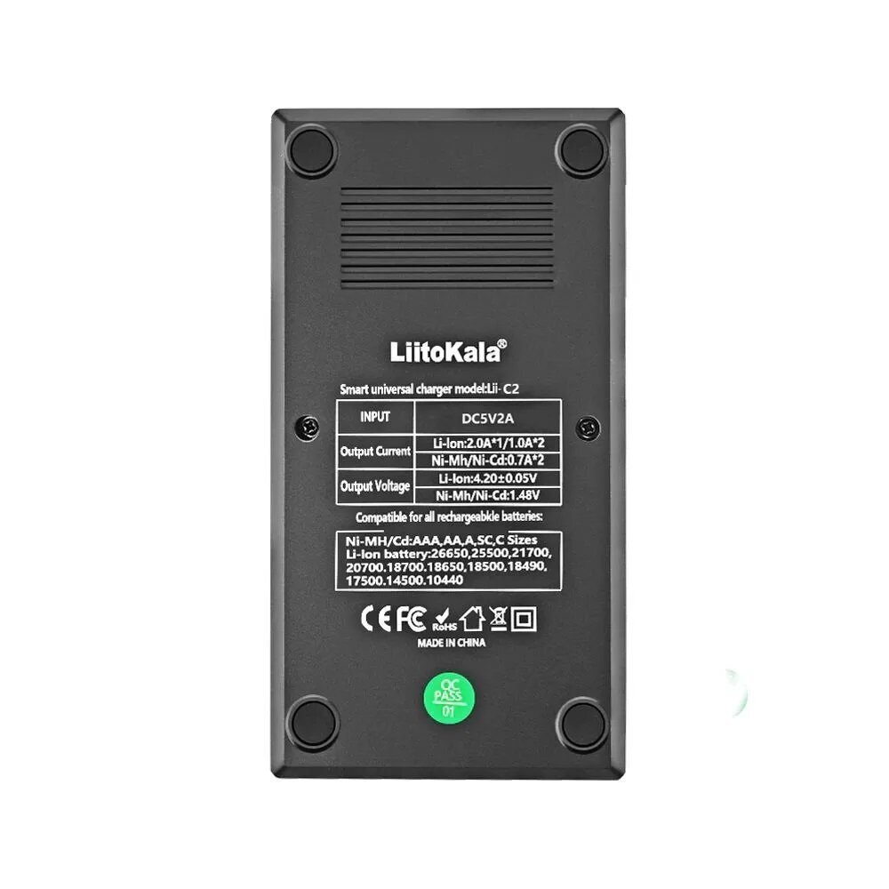 Зарядное устройство для аккумуляторных батареек LiitoKala Lii-C2