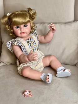 Кукла Реборн виниловая 55см в пакете (FA-022)