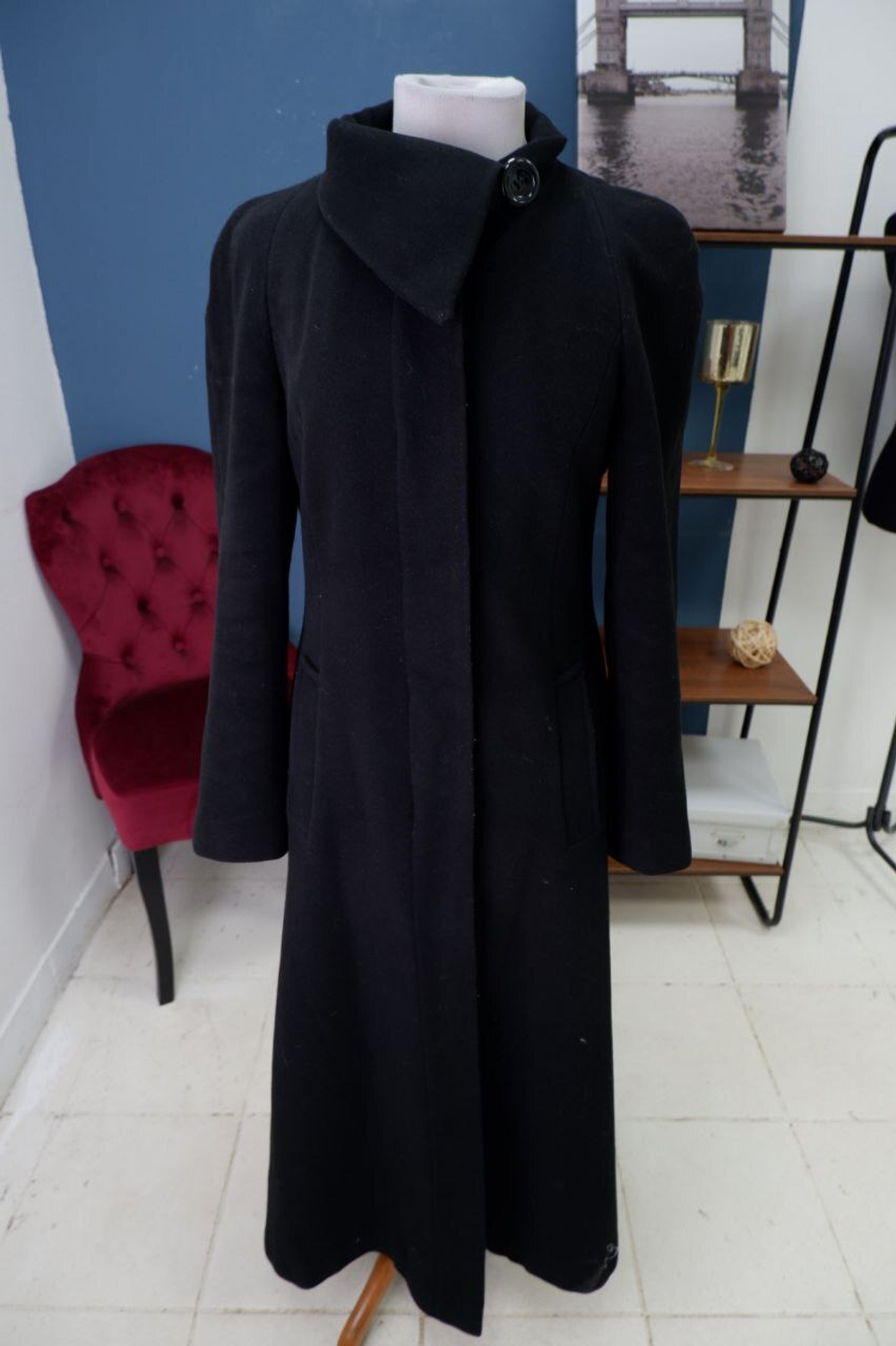 Пальто шерстяное 44 размер