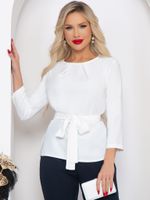 Блуза Прайм-тайм (айвори) Б068 LT Collection (Акция)