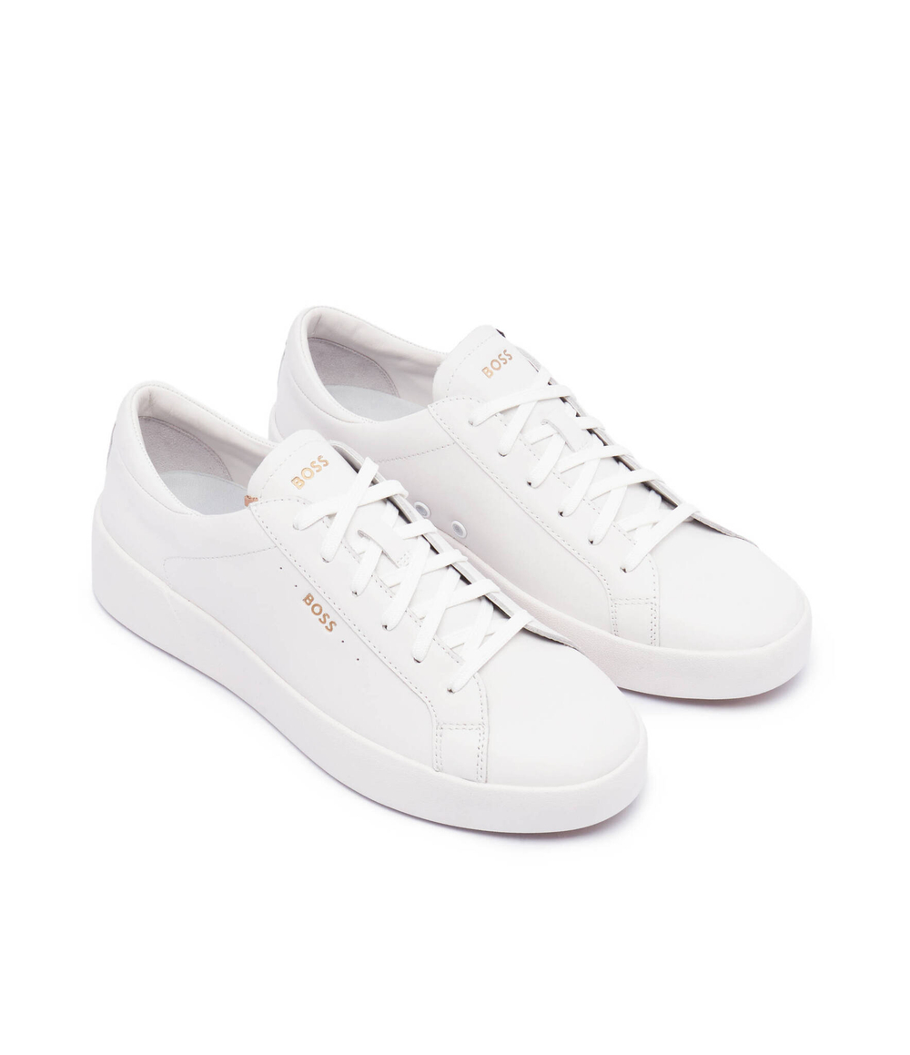 Кожаные кроссовки belwar BOSS BLACK - белый(50522865)