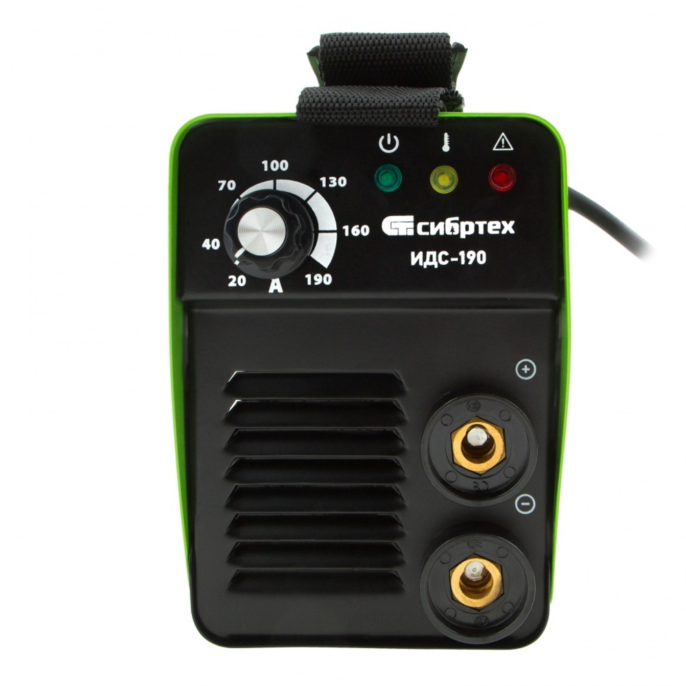 Аппарат инверторный дуговой сварки ИДС-190, 190 А, ПВ 80%, диаметр электрода 1.6-4 мм Сибртех