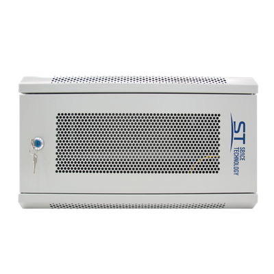 Шкаф телекоммуникационный настенный ST-NCP6U02 (СЕРЫЙ)  С ПОЛКОЙ