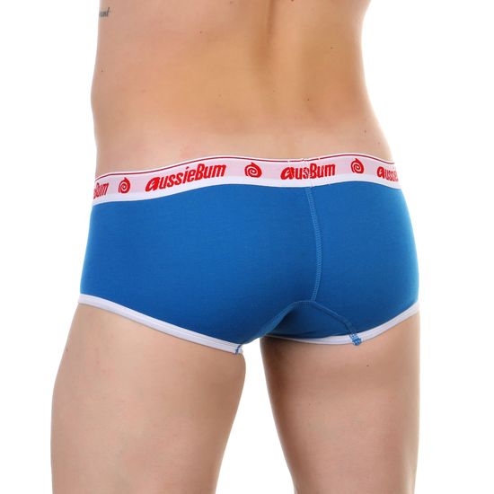 Мужские трусы хипсы синие Aussiebum