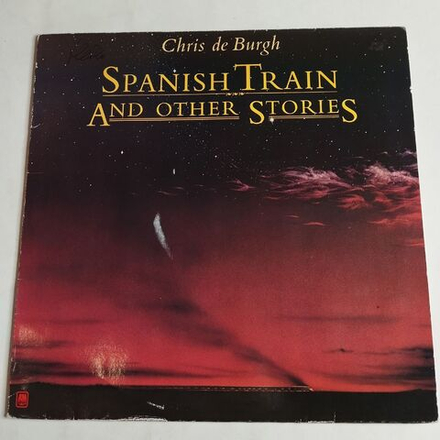 Винтажная виниловая пластинка LP Chris de Burgh Spanish Train And Other Stories (Germany 1985)