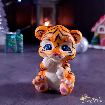 Шоколадный тигренок